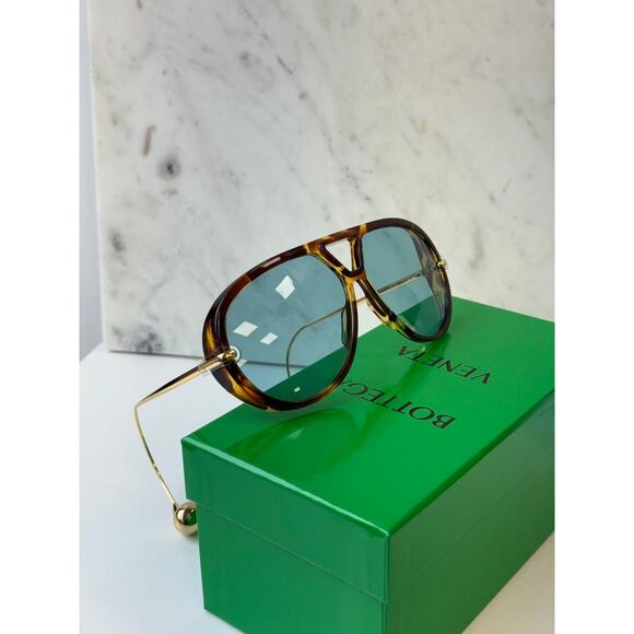 NEW Bottega Veneta BV1273S Drop Earring Sunglasses in Brown main image 5
